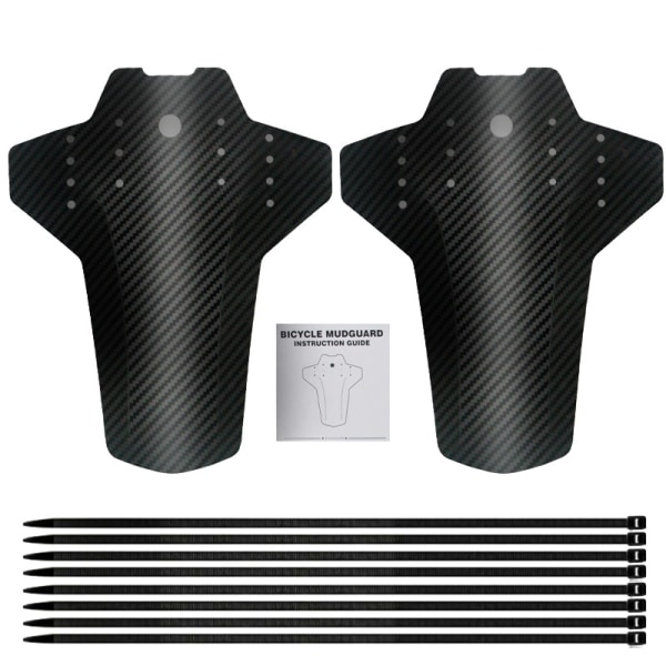 Mud Pattern Carbon Fiber Pyörän Lokasuojat Hiilikuitu Kuvio