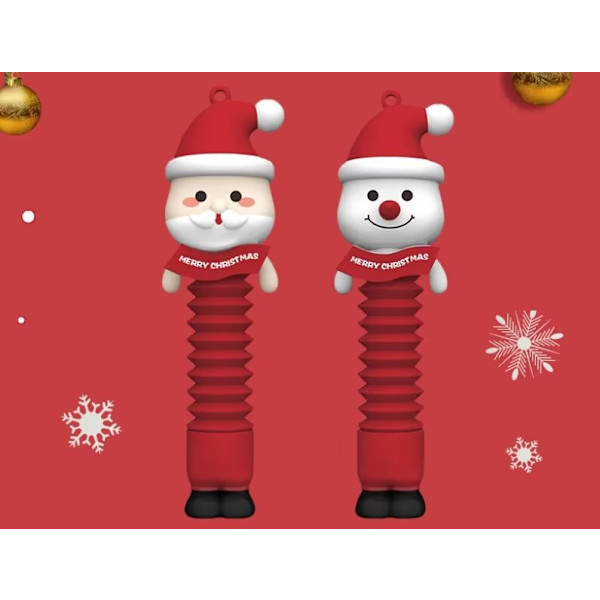 2-pack tomte poprör leksaker för barn och vuxna, sensoriska till