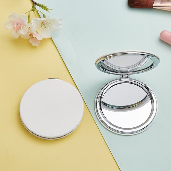 3PCS Makeup Spejl, 6,7 CM Rund Foldbar Spejl, Professionel Do