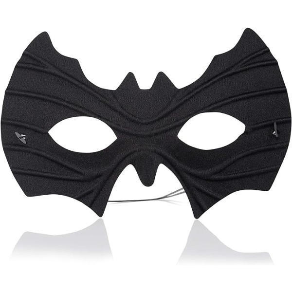 Fledermusmaske kostyme - Superhelt svart flaggermusmaske utkledning C