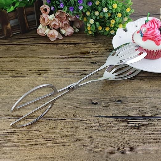 Salladstänger 2-pack Rostfritt Stål Grillmatlagningstänger Kitche
