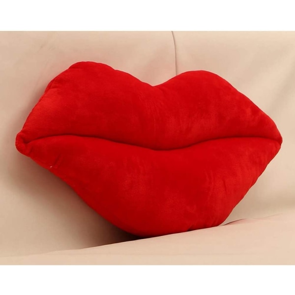 Sexig kudde med röda läppar med stor mun (60)