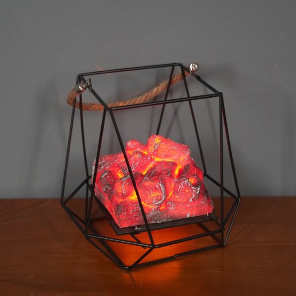LED flammefri pejslampe kul flammeeffekt simulering Ch
