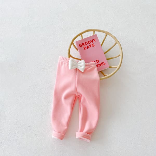 Høst og vinter nye baby plus fløyel tykke leggings solid colo