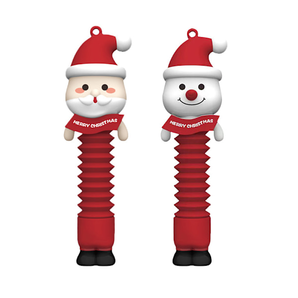2-pack tomte poprör leksaker för barn och vuxna, sensoriska till