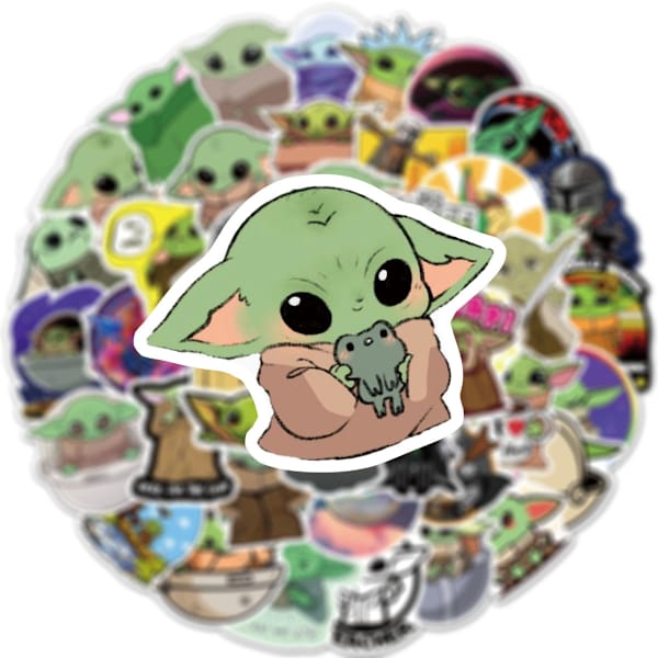 150 söpöä Yoda Yoda -tarraa PVC-graffititarraa