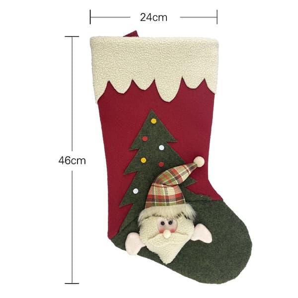 1 stk. Elgmodeller Julepynt Julestrømper Jul
