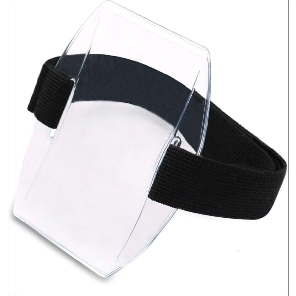 5st Arm Badge Hållare Armband ID-kort Hållare med justerbar Bel