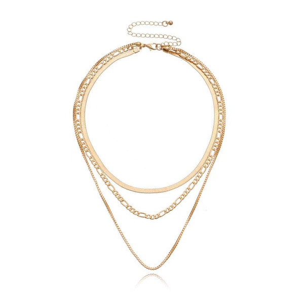 Punk Lagdelt Halskjede Slangebein Choker Halskjede Minimalistisk Hals
