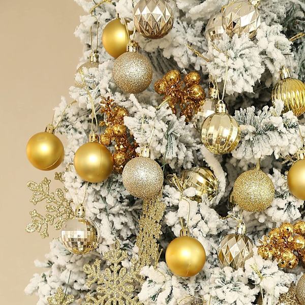 36 x Julekugler Ubrudbare Ornamenter Hængende Dekoration