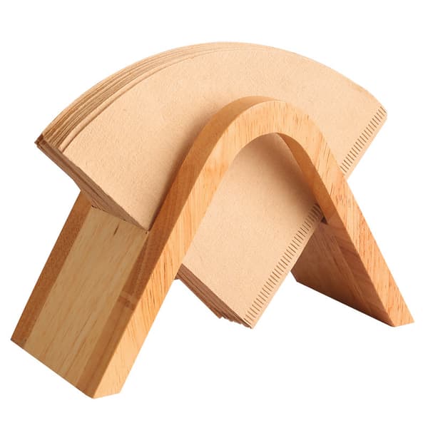 Bambu kaffefilterhållare Kaffefilterhållare Kaffefilter P