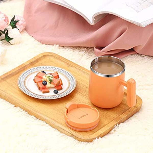 Rustfritt stål isolert kaffekopp| BPA-fri| 480 ML Orange