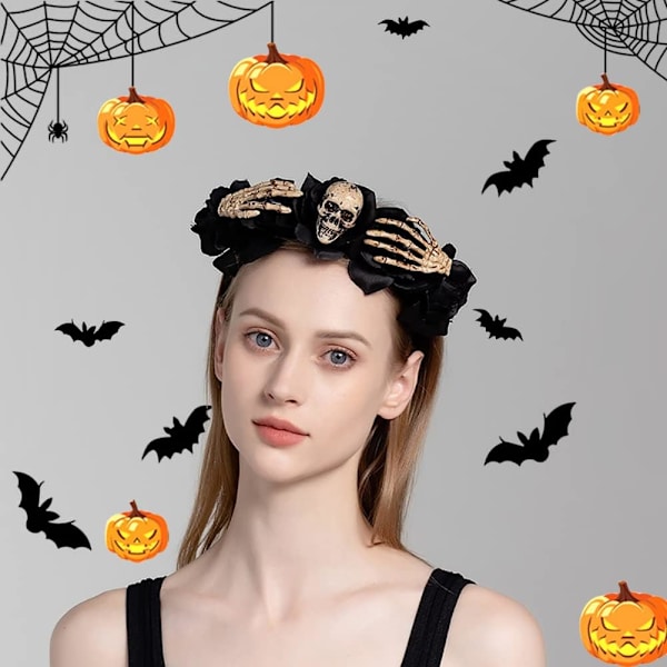 Halloween-kukkapanta ruusukukkapanta kallopannan koriste