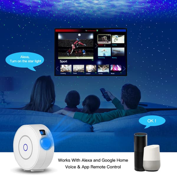 LED Stjernehimmel Projektor, Smart Stjernehimmel Projektor Nattelys Gal