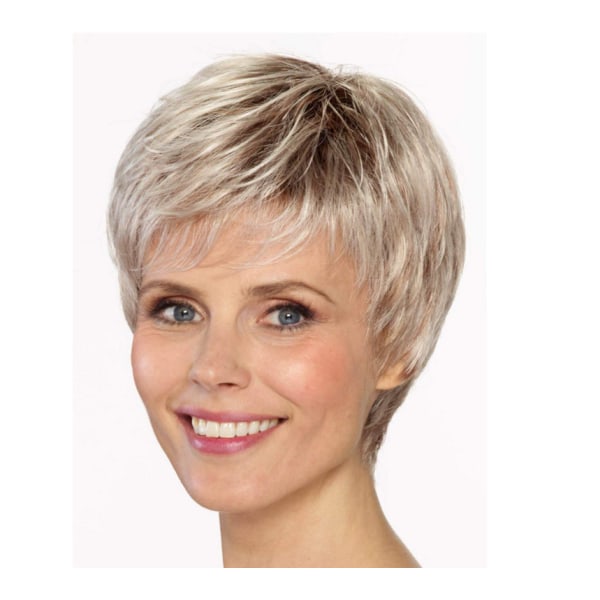 Creamily Blonde Wig Short Natural Female Wigs