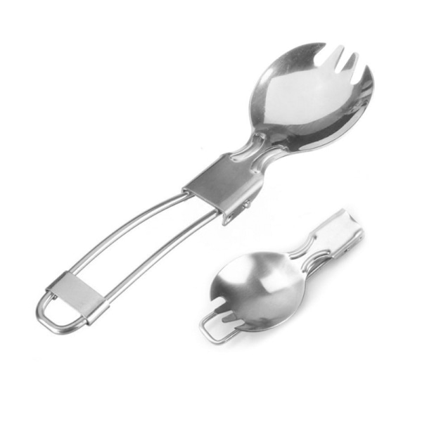 3 stk. udendørs rustfrit stål bestik rustfrit stål foldning