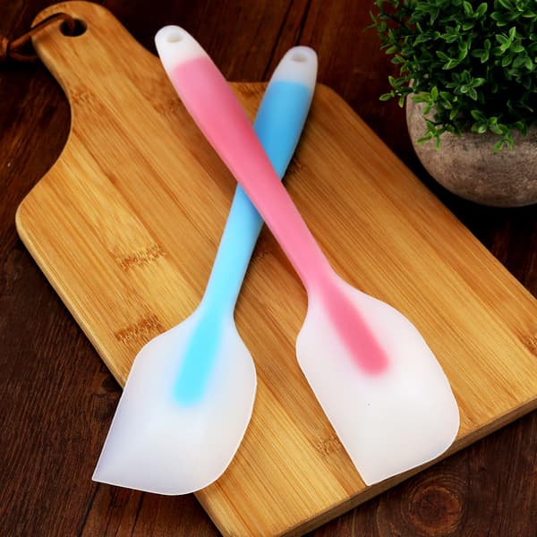 5PC Silikon Gel Integrert Bakeverktøy Spatel Silikon Gel Integrert Skrape