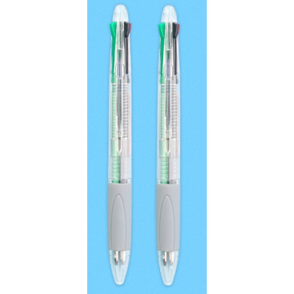 4 originale farger Retractable Ballpoint Pen Medium Point (0,7 mm)