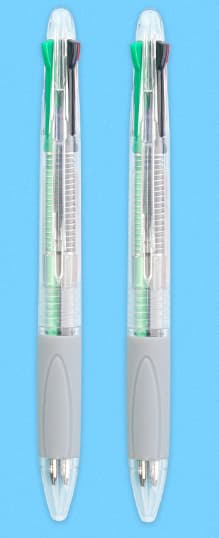 4 Originale Farver Retractable Kuglepen Medium Point (0,7mm)