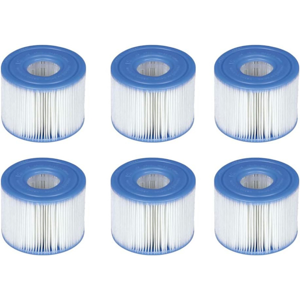 Set med 6 S1-filterpatroner til Pure Spa