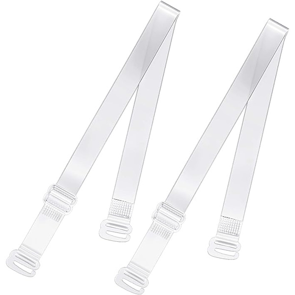 Osynlig transparent bh-rem mjuk halkfri justerbar bh-rem