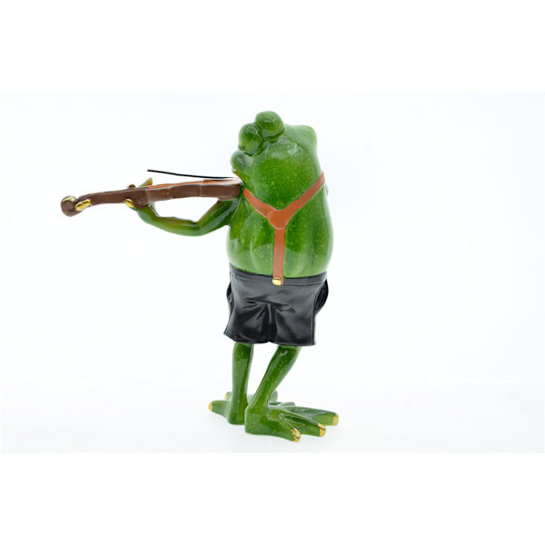 Nordisk Have Hjem Dekoration Violin Frø Festival Baby Resin Cr