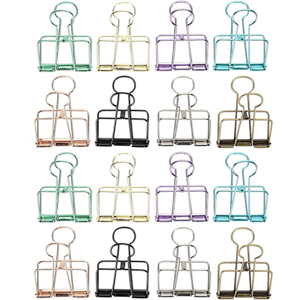 Wire Binder Clips, Hollow Binder Clips, Metal Wire Binder Clips,