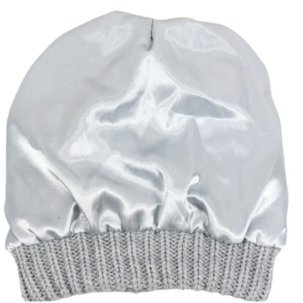 Strikkede uld hue Varmt grå sweater hue