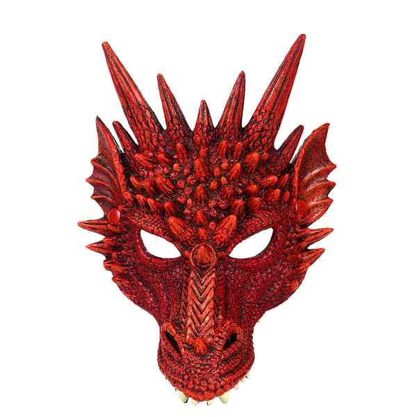 Drakvingar kostym för barn, dinosauriesvans mask set, cosplay c