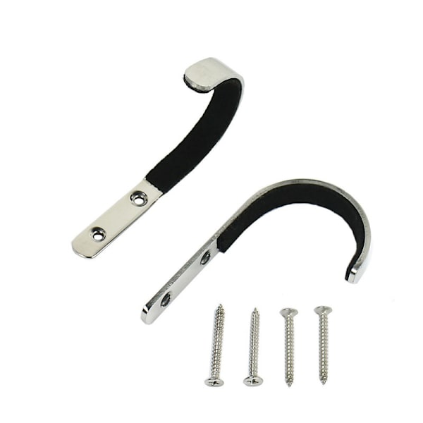 1 par rustfrit stål pistolholder pistol krog filtfor