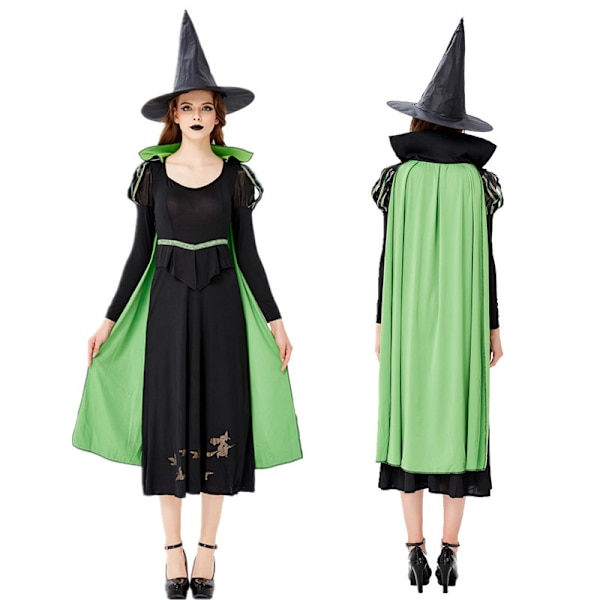 Cosplay Halloween-noita noitapuku demoni roolipeli elokuva vampyyri lavanäytösvaatteet M