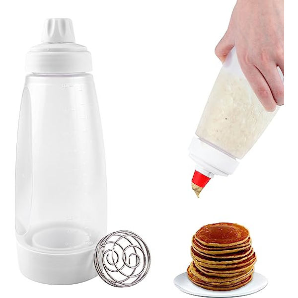 Pandekagedej Dispenser med Blandebold Pandekage Kage Bageri Til