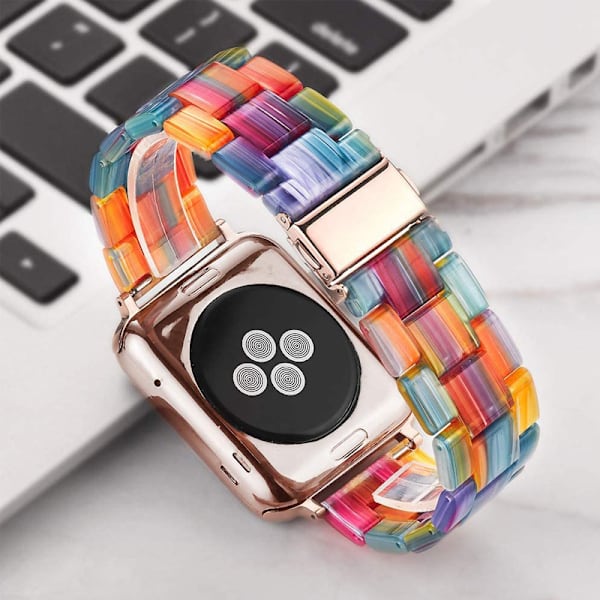 Lättvikts Apple Watch-armband - Fashionabelt harts iWatch-armband Com