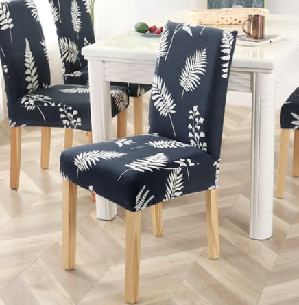 4 stycken tvättbara elastiska matstolsöverdrag