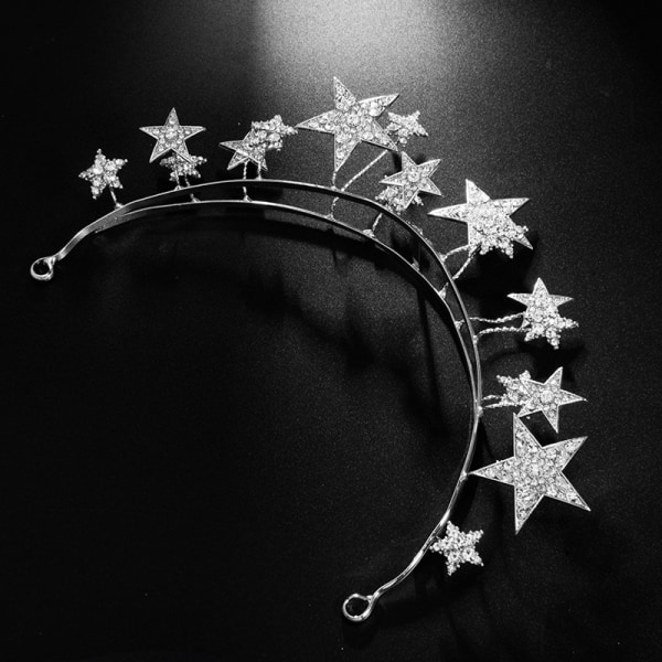 Vintage Halo Crown Hodeplagg Gudinne Halo Crown Kostyme Spike He