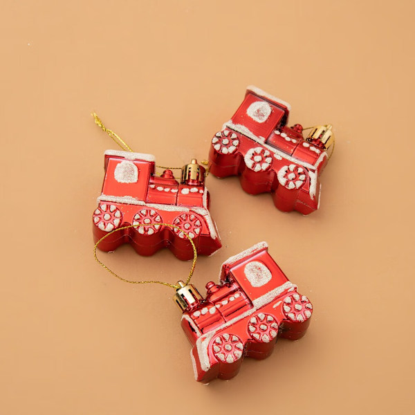 Candy Cane Julepynt, 9 stk. Plastik Candy Cane Kit, Ch