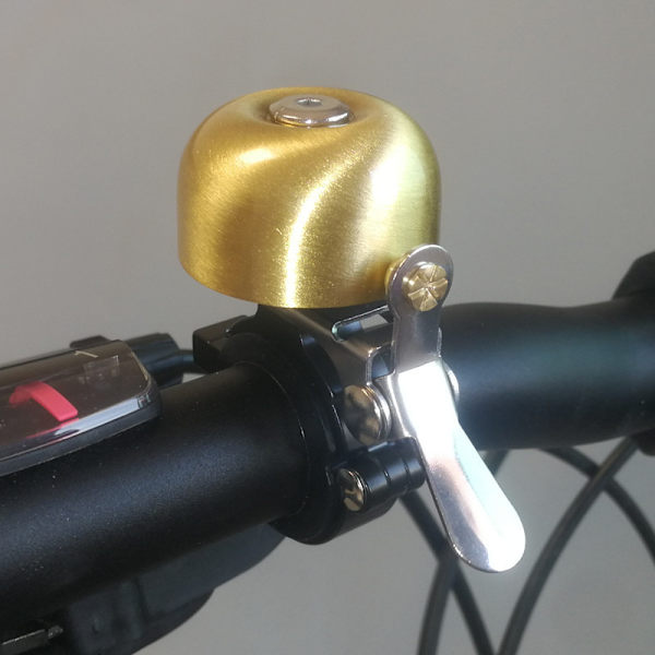 Klassisk cykelklocka i mässing med högt ljud - Cykeltillbehör