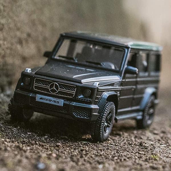 1/36 skala G63 støbt bilmodel, zinklegering G Wagon legetøjsbil til