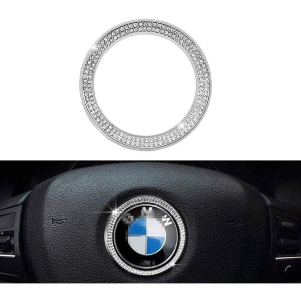 Bling Rhinestone Steering Wheel Stickers Car Accessories Fashion