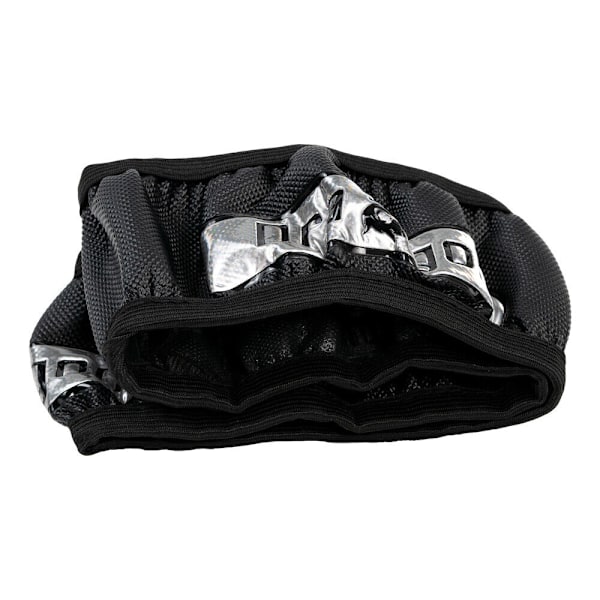 Silver PU Läder Bilrattsskydd Anti-Slip Protector 3