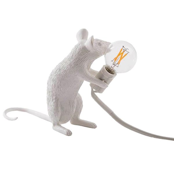 3 st Resin Mus Bordlampa Djurlampor Vardagsrum Matsal Rum Sovrum