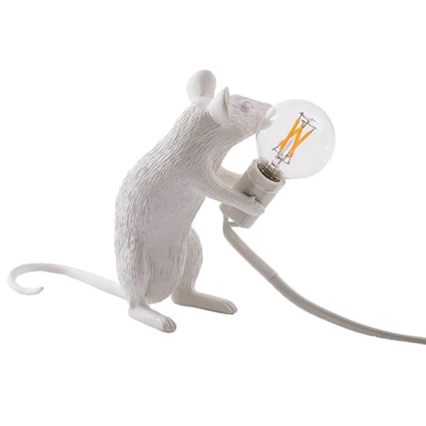 3 stk Mus Resin Bordlampe Dyrelamper Stue Spisestue Soverom