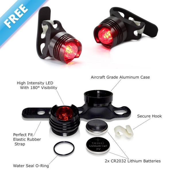 Sykkel frontlykter USB oppladbare frontlykter frontlykter Mounta