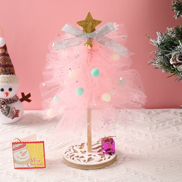 Julgransdekorationer Mesh Luminous Julgran DIY Material