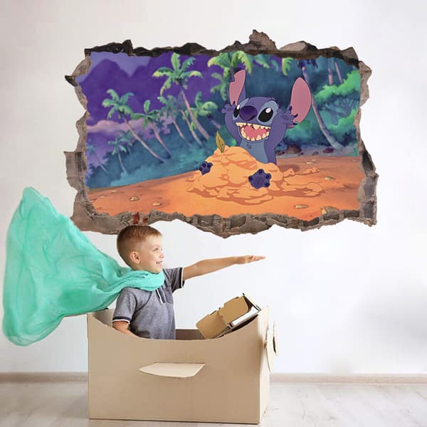 3D Stephen seinäkoristeet, lastenhuoneen graffitikoriste ca