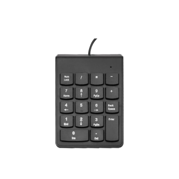 USB numerisk tastatur - Numeriske tastaturer Mini bærbar numerisk tastatur