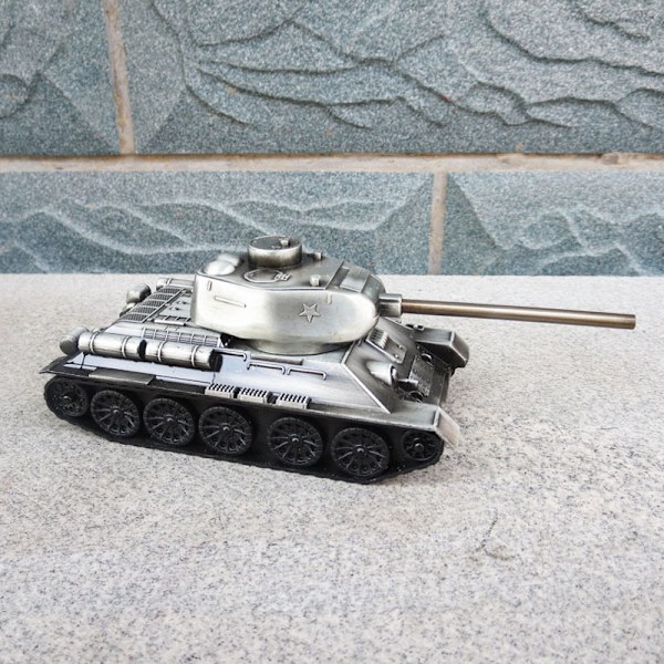 Zink-legering tank simulering militär modell metallhantverk prydnader
