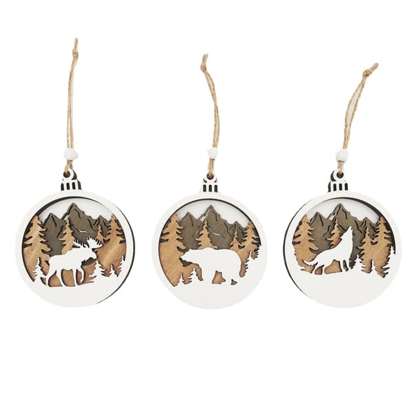 3PCS Julepynt i Tre - Julepynt i Tre Sett