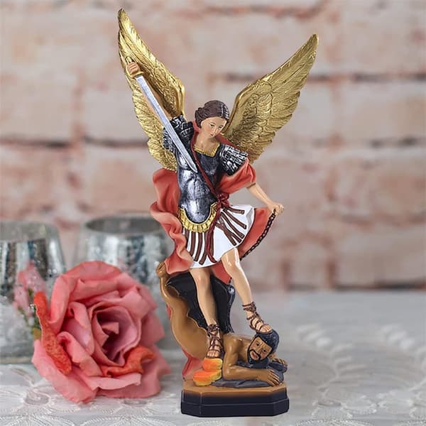 St. Michael San Miguel Arcangel Statue, Den Hellige Ærkeengel Micha