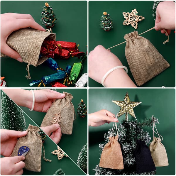 Adventskalender - Stoffpose, Adventskalenderpose